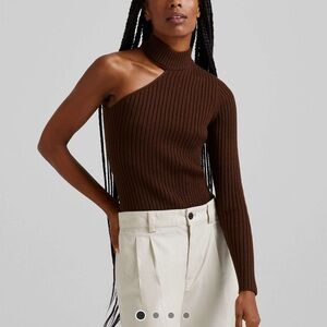 ASOS Bershka one sleeve sweater
